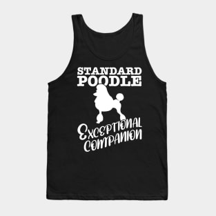 Standard Poodle Exceptional Companion Dog Graphic Tank Top